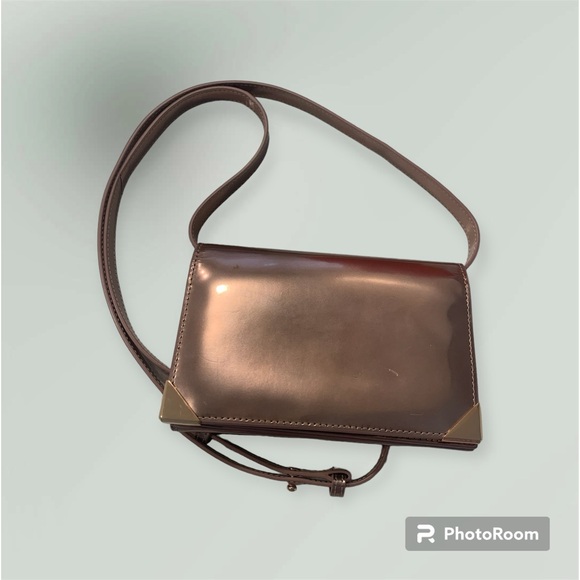 ALEXANDER WANG Prisma BikerMetallic Rose Gold Crossbody - Picture 10 of 16